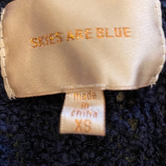 Skies are Blue StitchFix Striped V-Sweater- Size XS - Picture 4 of 8